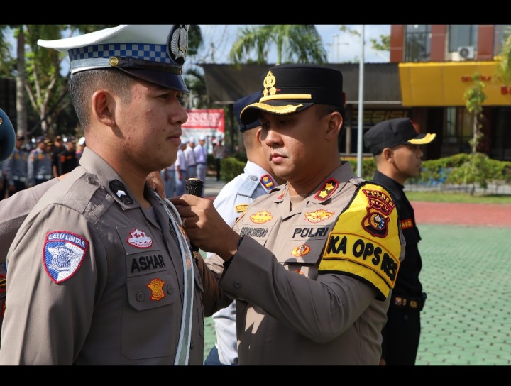 Jelang Arus Mudik, Kapolres Siak Pimpin Apel Operasi Ketupat Lancang Kuning 2026