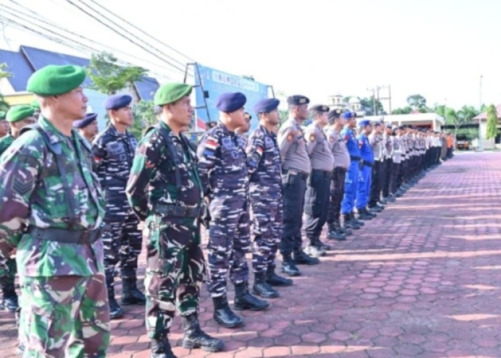 Polres Bengkalis Gelar Apel Ops Ketupat Lancang Kuning 2026