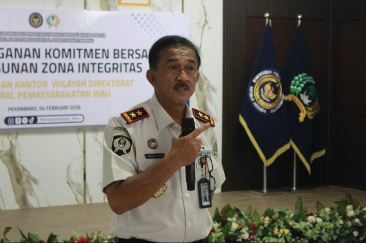 Kanwil Ditjenpas Riau Imbau UPT Tingkatkan Keamanan dan Pelayanan Jelang Idul Fitri 1447 H