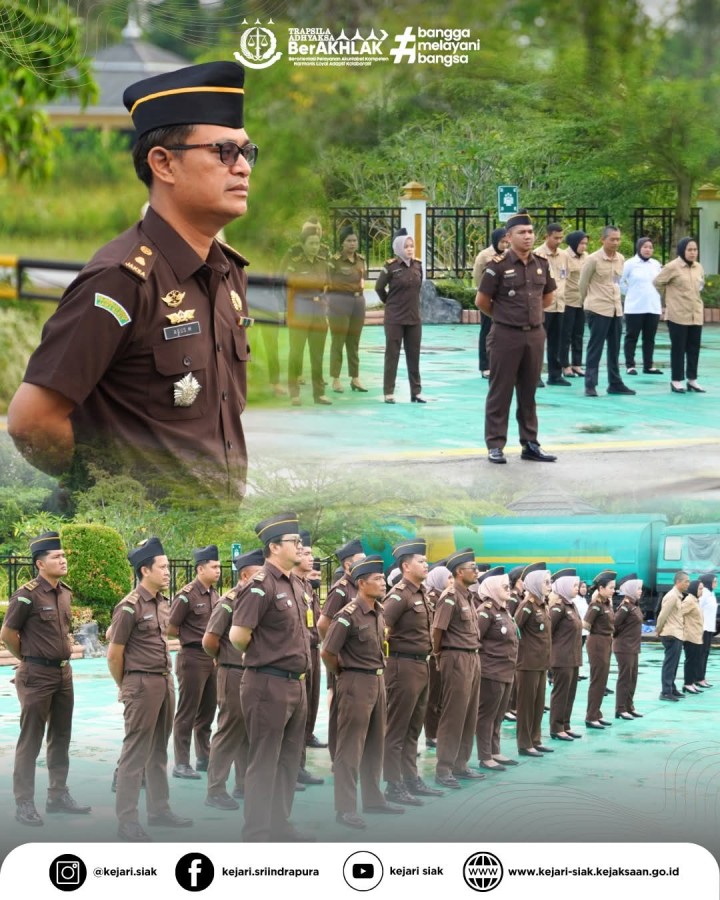 Apel Perdana Kejari Siak, Momentum Pererat Kebersamaan