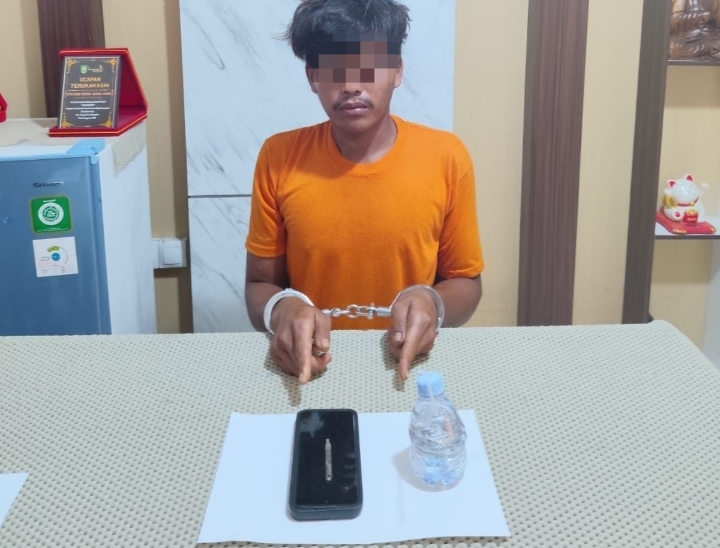 S Pelaku Narkoba Digerebek di Gubuk Kolam Pancing Oleh Polsek Pinggir