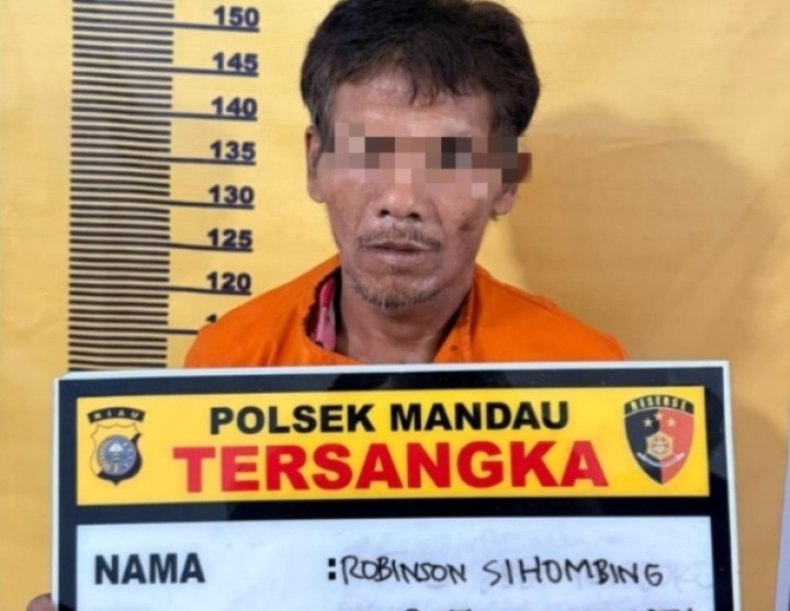 Cabuli Anak Tiri, Pelaku RS Dijerat Pasal 473 KUHP Oleh Polsek Mandau