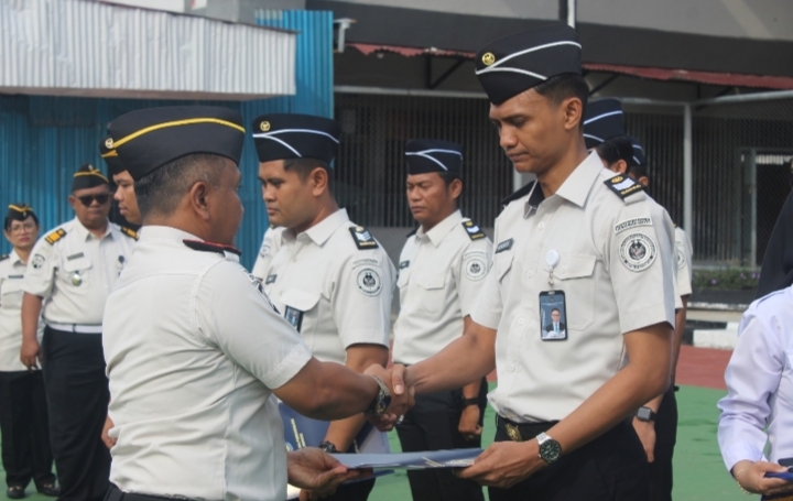35 Pegawai Lapas IIA Bengkalis Naik Pangkat