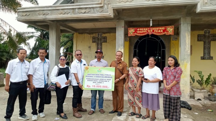 Maknai Kasih Paskah, PTPN IV PalmCo Salurkan Rp 1,49 Miliar untuk Gereja dan Panti Asuhan