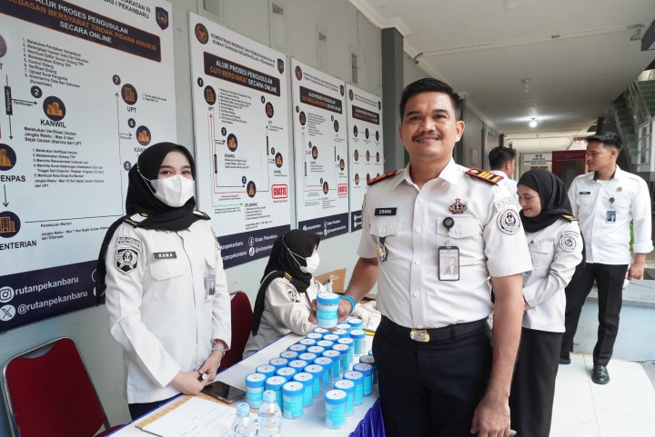Razia Serentak dan Tes Urine Sambut HBP ke-62, Rutan Pekanbaru Tegaskan Perang Melawan Halinar