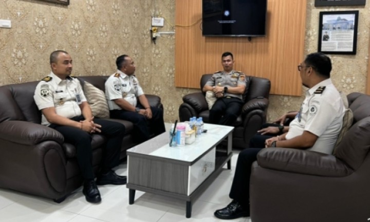 Perkuat Sinergitas Berantas Narkoba, Kalapas IIA Bengkalis Kunker ke Kapolres