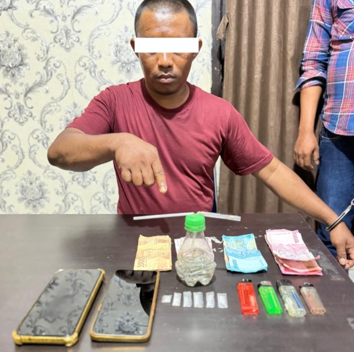 Polsek Rupat Amankan Sabu 1,13 Gram Beserta 4 Orang Pelaku