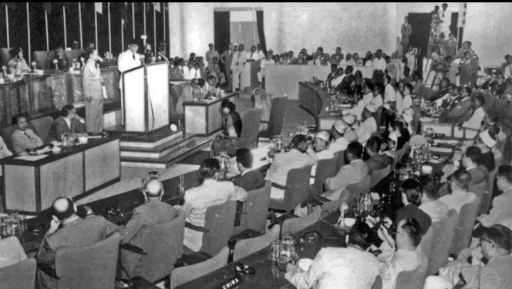 Konfrensi Asia Afrika (KAA) di Bandung. Sumber: BBC