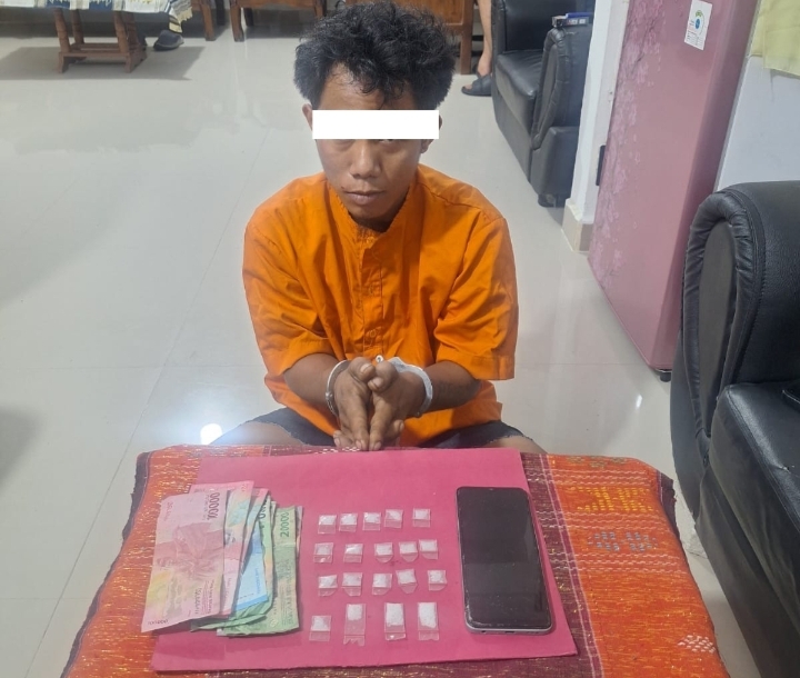 Pengungkapan Sabu di Bathin Solapan, Polisi Amankan AT dan 19 Paket Narkoba