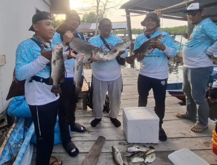 Lomba Mancing HBP ke 62 Kasi Humas Lapas IIA Bengkalis Juara Tim 