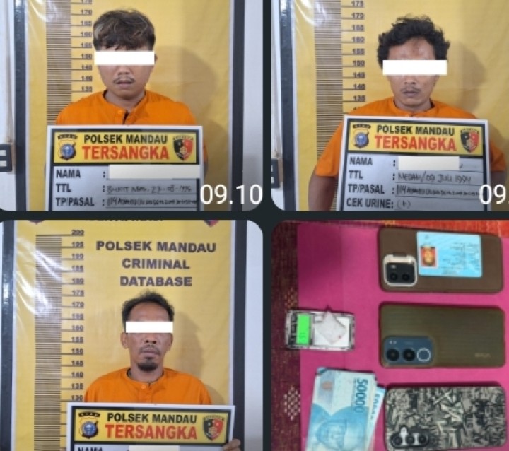 Tiga Pemuda Diamankan Polisi di Bathin Solapan
