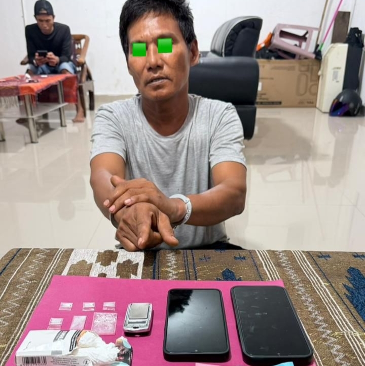 Enam Paket Sabu dan Satu Pelaku Diamankan Polsek Mandau