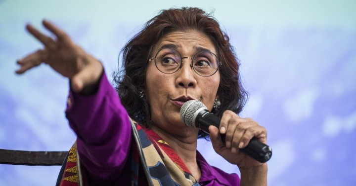 Mantan Menteri Kelautan dan Perikanan Susi Pudjiastuti. Sumber: kompas.com