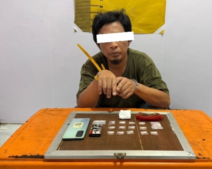 Pelaku Pengedar 4,70 Gram Sabu Diringkus dan Positif Narkoba
