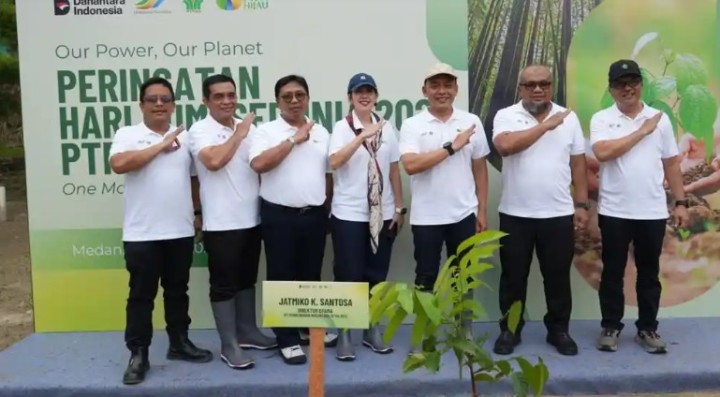 PTPN IV PalmCo Targetkan Tanam 50.000 Pohon, Perkuat Komitmen Lingkungan di Hari Bumi
