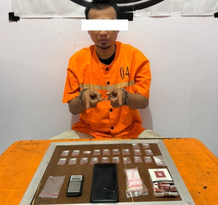 Polisi Amankan 5,07 Gram Barang Bukti Sabu dan Satu Pelaku