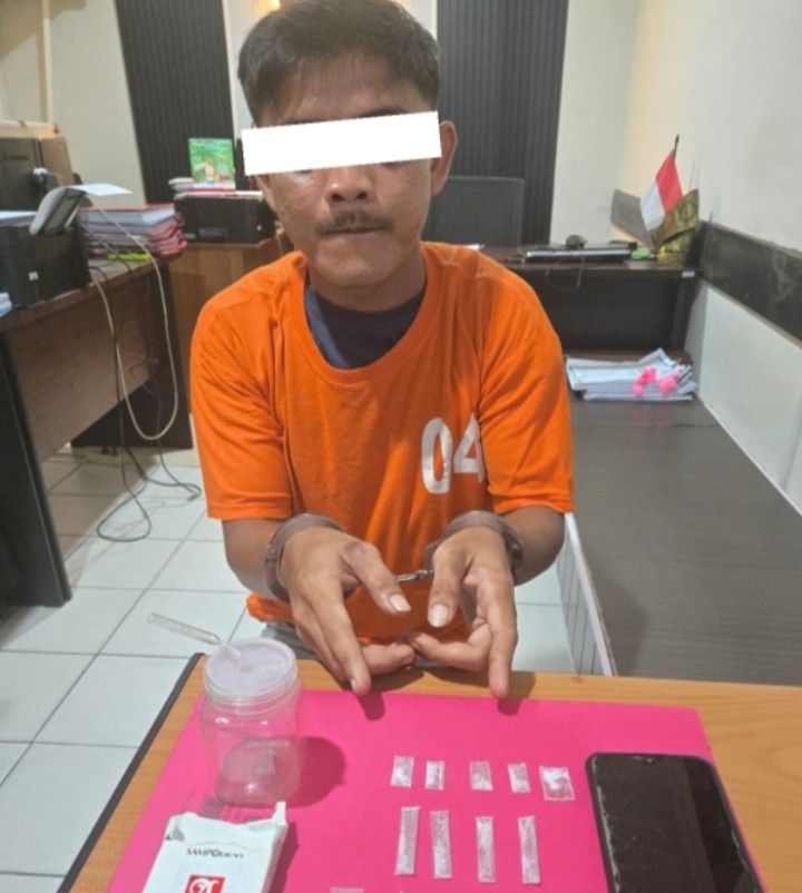 JK Pelaku Narkoba Diamankan Polisi di Pondok Pinggir Jalan
