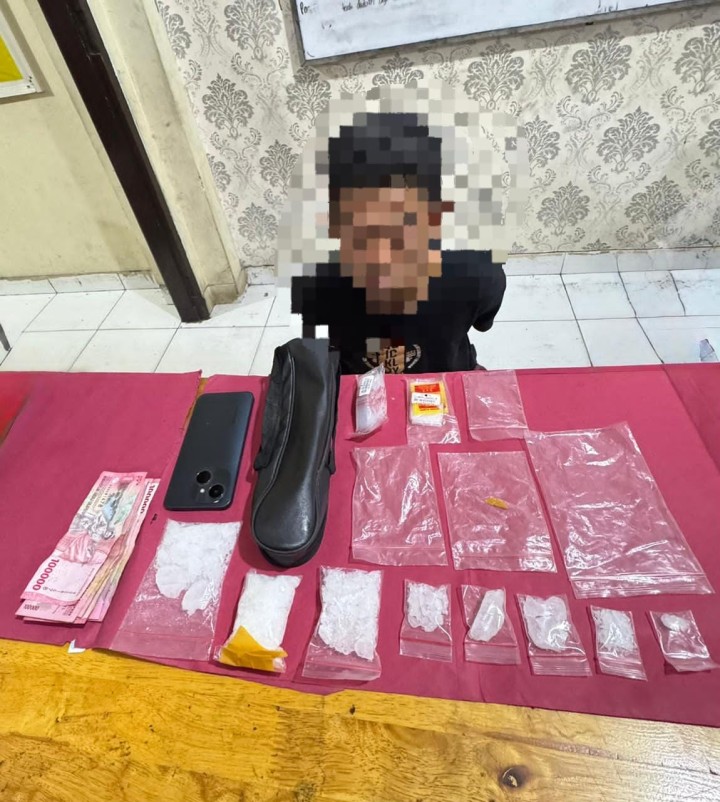 Operasi Antik 2026, Polres Siak Tangkap Bandar Sabu di Kampung Bunga Raya