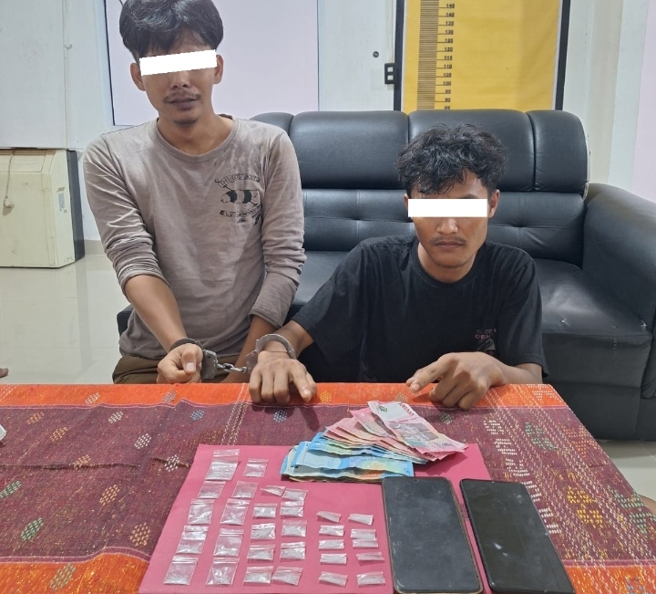 Dua Pelaku Narkoba Diamankan Polsek Mandau