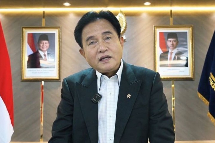 Menteri Koordinator Bidang Hukum, HAM, Imigrasi, dan Pemasyarakatan sekaligus anggota KPRP, Yusril Ihza Mahendra. Sumber: kompas.com