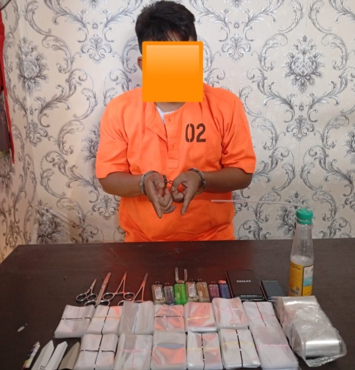 Grebek di Teluk Lecah Satu Pelaku Narkoba Diamankan Polsek Rupat