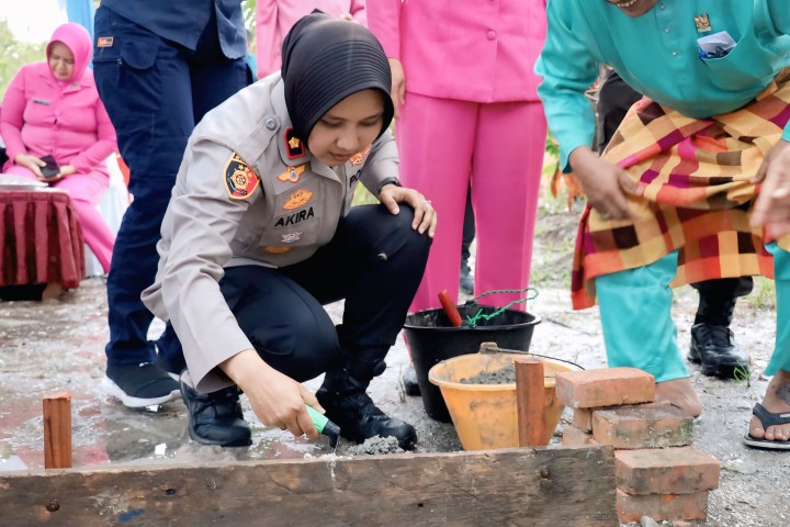 Baznas dan Polres Siak Bangun Rumah Layak Huni ke-8 untuk Warga Buantan Besar