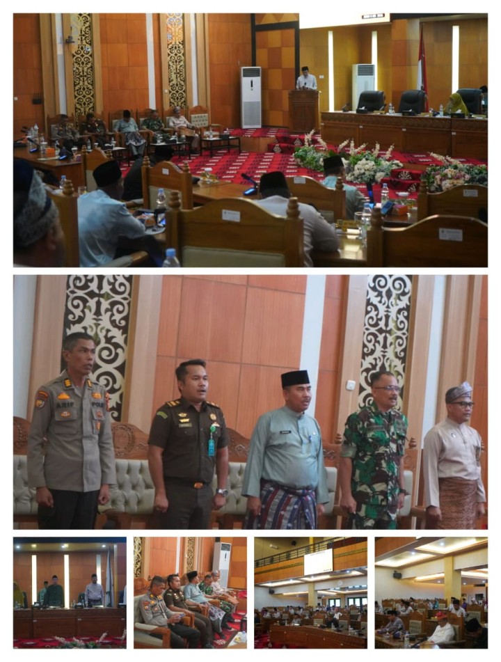 Kasdim 0322/Siak Hadiri Rapat Paripurna DPRD Kabupaten Siak