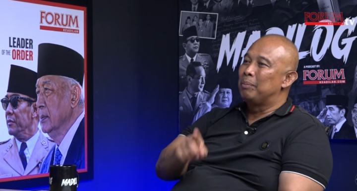 Sri Eko Sriyanto Galgendu (Eko Lemu), Mantan Penasihat Spiritual Presiden ke-7 RI Joko Widodo. (Screenshot/YouTube/ForumKeadilanTv)