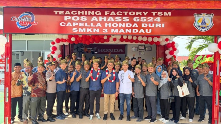 Perkuat Pendidikan Vokasi, Astra Honda Bersama Capella Honda Resmikan Pos AHASS TEFA di SMK Mitra Binaan untuk Cetak SDM Unggul