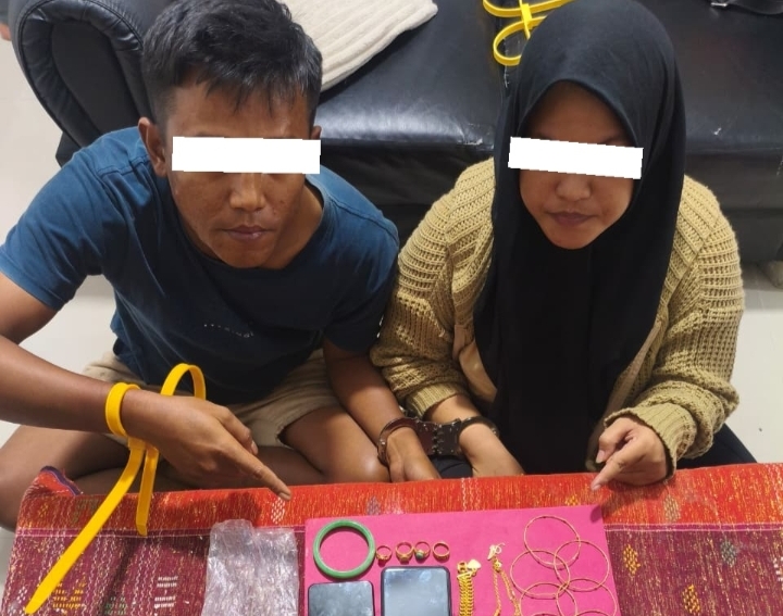 Pasangan Kekasih Ini Rampok Perhiasan Capai Ratusan Juta