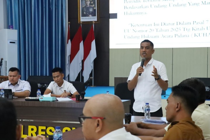 Sat Reskrim Polres Siak Tingkatkan Profesionalisme PPNS Lewat Sosialisasi KUHAP