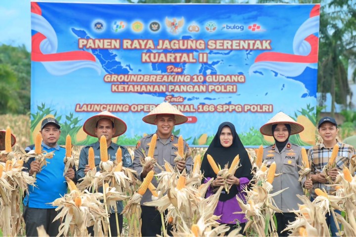 Polres Siak Catat Produksi Jagung Lebih dari 22 Ton, Dukung Ketersediaan Pangan Daerah