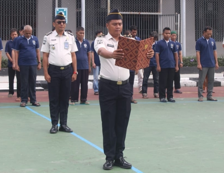 Kalapas IIA Bengkalis Irup Peringatan Hari Lahir Pancasila 2026