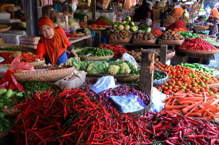 Ilustrasi pasar tradisional. Sumber: Internet