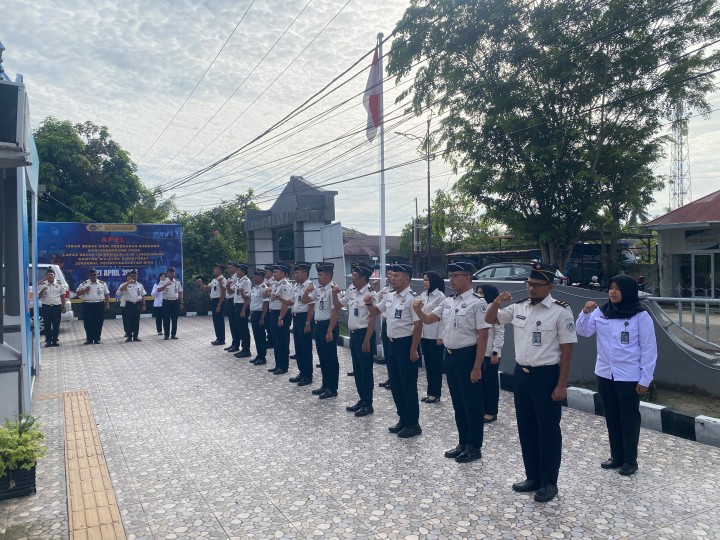 Kalapas IIA Bengkalis Ajak Pegawai Bekerja Dari Hati dan Berintegritas