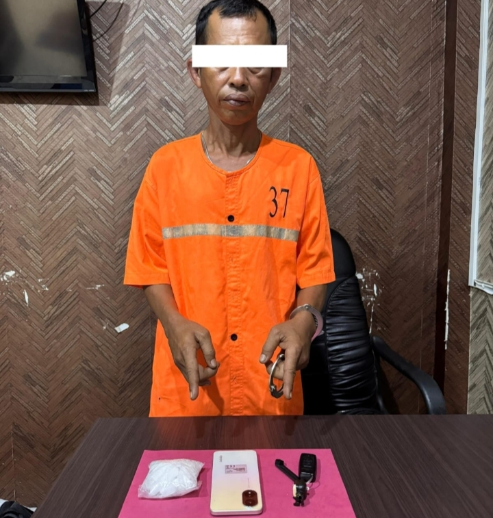 Pengedar Sabu Ditangkap di Desa Kelapapati Bengkalis