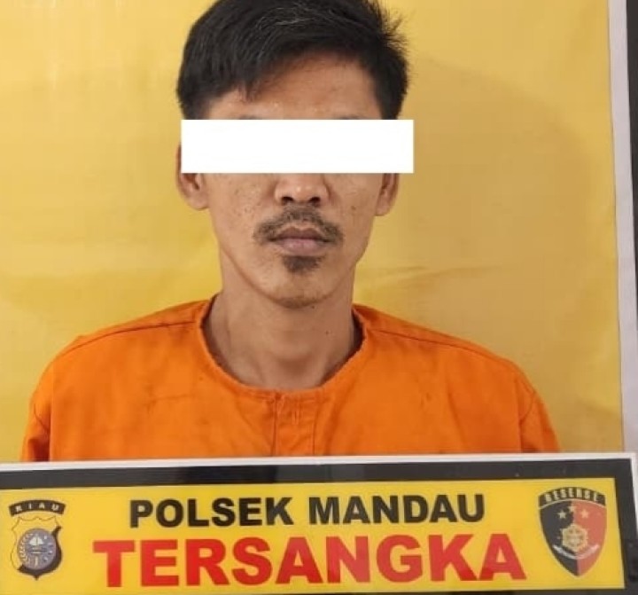 Polsek Mandau Tangkap Pemasok Sabu Hasil Pengembangan Kasus