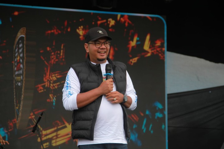 Ketua DPRD Kabupaten Indragiri Hilir (Inhil), Iwan Taruna, ST, MSi, menghadiri kegiatan Jambore Daerah I Yamaha RX-King Indonesia (YRKI) Pengprov Riau.
