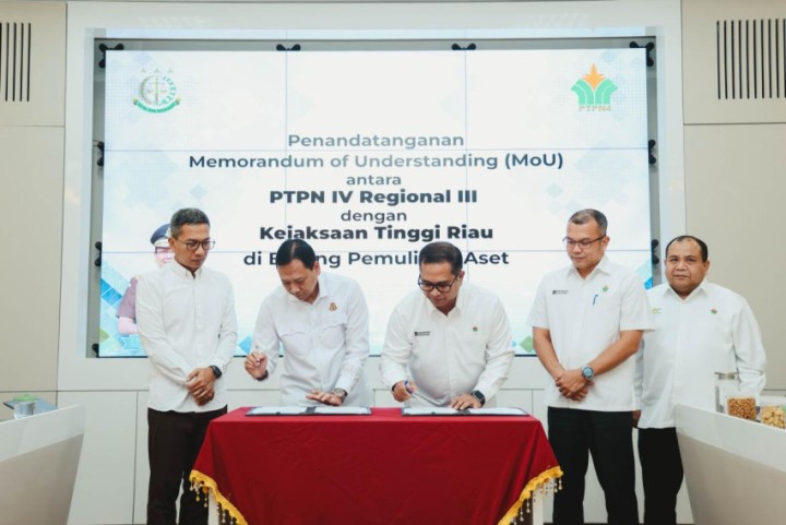 PTPN IV-Kejati Riau Perkuat Kerja Sama Optimalisasi Aset Dukung Asta Cita