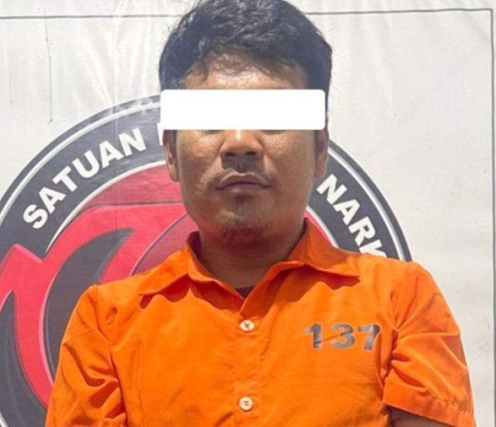 Pengedar Sabu di Desa Senggoro Bengkalis Diringkus Polisi