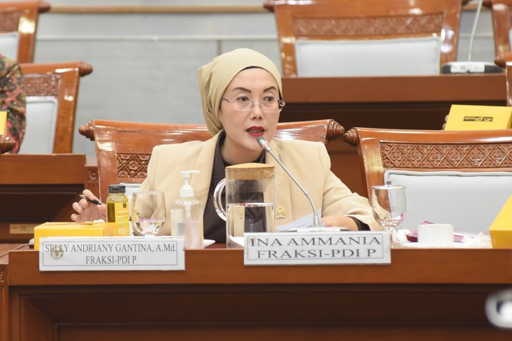 Anggota Komisi VIII DPR Fraksi PDI Perjuangan Selly Andriany Gantina. Sumber: E Media DPR RI
