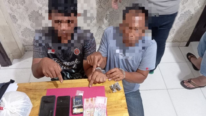 Polsek Lubuk Dalam Ringkus Dua Terduga Pengedar Sabu di Koto Gasib, Satu Residivis