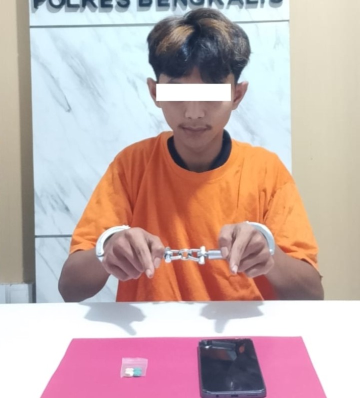 Satu Tersangka Diamankan Polsek Pinggir Beserta BB Ektasi