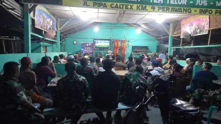 Kodim 0322/Siak Gelar Nobar Serentak Piala Dunia 2026, Pererat Kebersamaan TNI dan Masyarakat