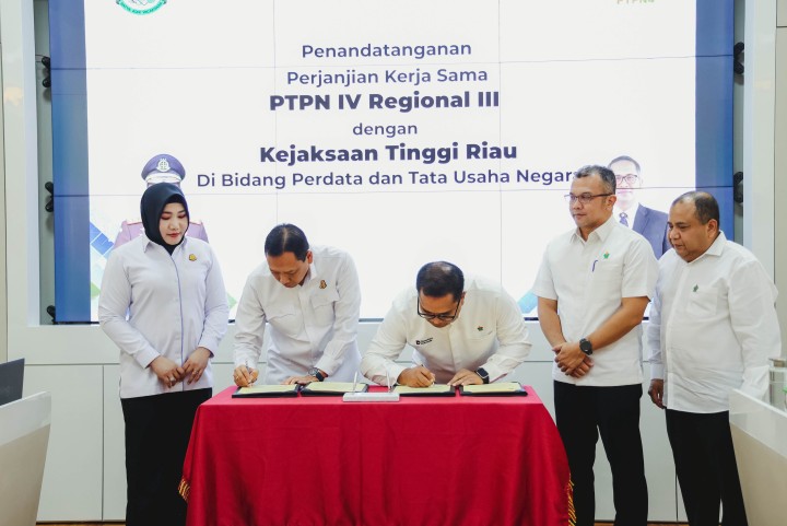 PTPN IV Regional III-Kejati Riau Perkuat Sinergi Kawal Transformasi Bisnis Berkelanjutan
