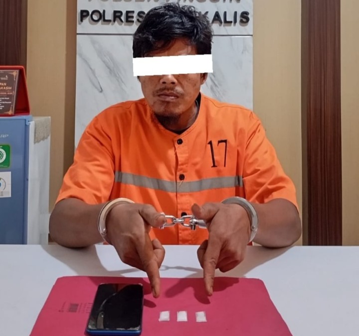 Polsek Pinggir Ungkap Peredaran Sabu, Satu Tersangka Diamankan