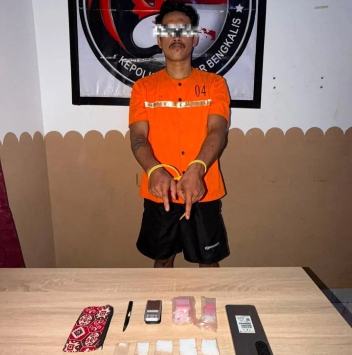 Sempat Mau Melarikan Diri Pelaku Narkoba Ini Berhasil Diringkus