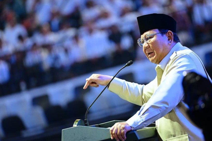 Presiden Prabowo Subianto. Sumber: Internet