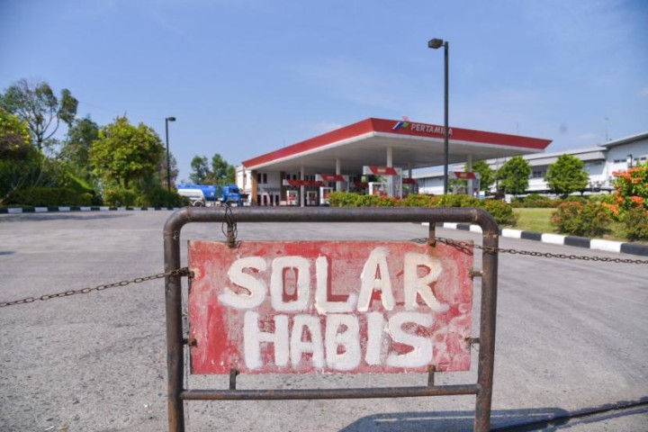 Ilustrasi solar habis. Sumber: republika.co.id