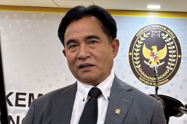 Menteri Koordinator Bidang Hukum, Hak Asasi Manusia, Imigrasi, dan Pemasyarakatan (Menko Kumham Imipas) Yusril Ihza Mahendra. Sumber: kompas.com